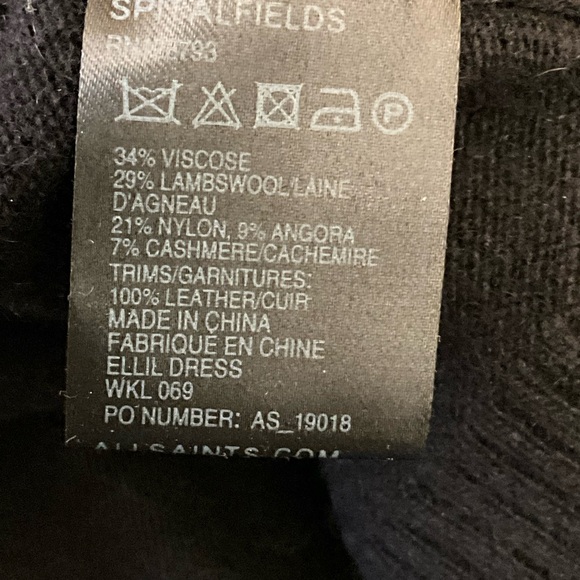 Allsaints Spitalfields ELLIL dress 4 - Picture 8 of 10